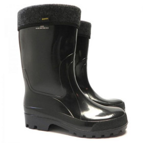 DEMAR - Pánske vysoké zateplené čižmy GRANDER LUX BLACK 1626 čierne - DEMAR - Pánske vysoké zateplené čižmy GRANDER LUX BLACK 1626 čierne